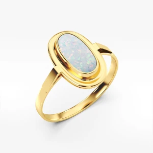 Pierścionek ze złota z opalem Filipowicz