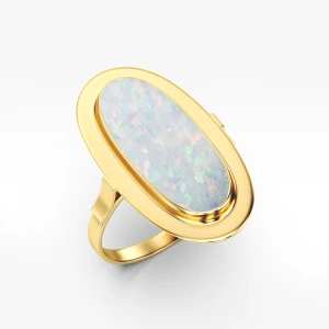 Pierścionek ze złota z opalem Filipowicz