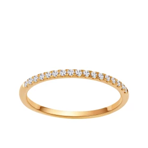 Pierścionek złoty z diamentami - YES Rings YES Rings - Biżuteria YES