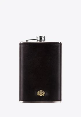 Piersiówka ze skóry naturalnej czarna Wittchen