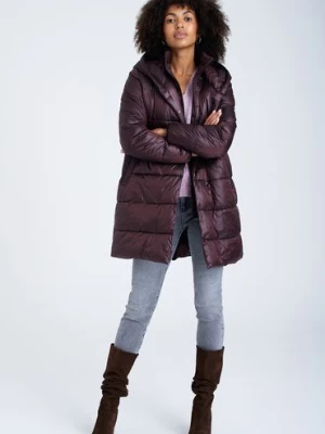 Pikowana dłuższa kurtka damska zimowa Greenpoint