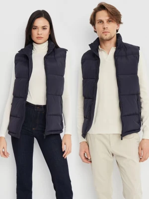 Pikowana kamizelka granatowa rozmiar M Puccini