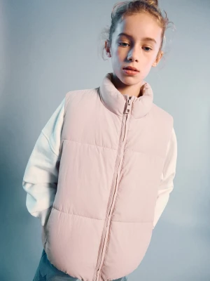 Pikowana kamizelka różowy - Dzieci - lata - MANGO KIDS