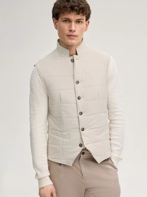 Pikowana kamizelka Winslow w kolorze piaskowym Joop