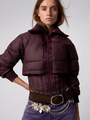 Pikowana kurtka gorsetowa Desigual