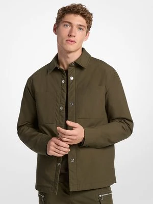 Pikowana kurtka koszulowa z elastycznej bawełny Michael Kors Mens