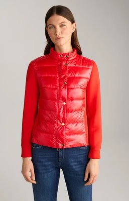 Pikowana kurtka neoprenowa w kolorze czerwonym Joop