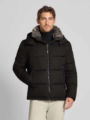 Pikowana kurtka o kroju regular fit z wodoodpornego materiału model ‘ARCOLA’ Strellson