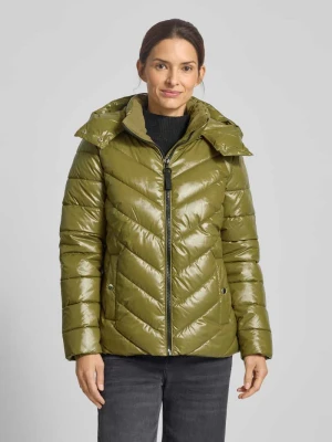 Pikowana kurtka z kapturem i zamkiem błyskawicznym Christian Berg Woman Selection