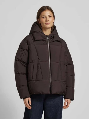 Pikowana kurtka z kapturem i zamkiem błyskawicznym Smith and Soul