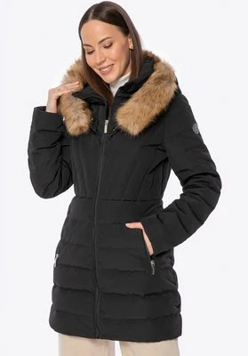 Pikowana kurtka z naturalnym puchem czarna Wittchen