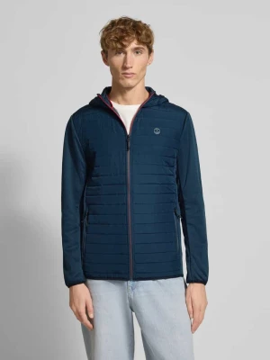 Pikowana kurtka zapinana na zamek błyskawiczny model ‘MULTI QUILTED JACKET’ Jack&Jones Ciemnoniebieski