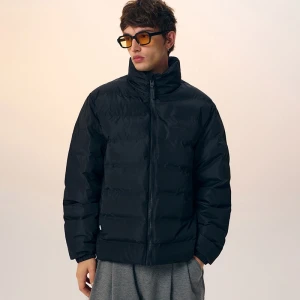 Pikowana kurtka ze stójką czarna House