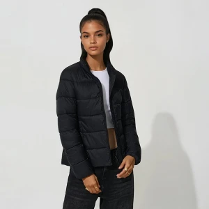 Pikowana kurtka ze stójką czarna House