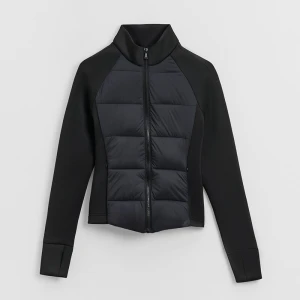 Pikowana kurtka ze stójką czarna House