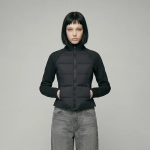 Pikowana kurtka ze stójką czarna House