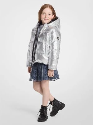 Pikowana metaliczna kurtka Michael Kors Kids