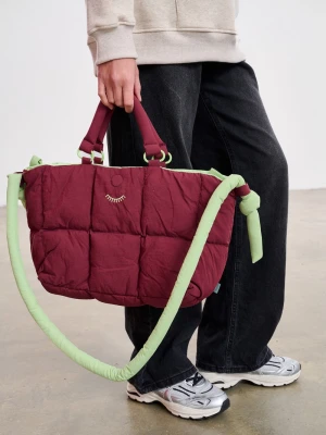 Pikowana torba dwustronna Matcha Time ONE SIZE