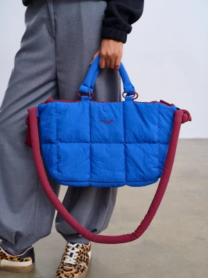 Pikowana torba dwustronna Navy Cloud ONE SIZE