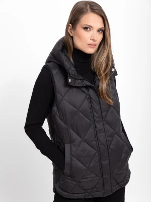 Pikowany bezrękawnik casual V-MILAN Volcano