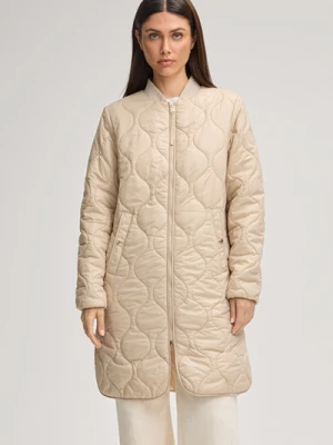 Pikowany płaszcz Carla w kolorze beżowym Joop