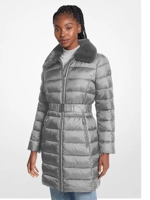 Pikowany płaszcz nylonowy z workiem kompresyjnym MICHAEL Michael Kors