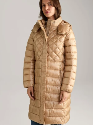 Pikowany płaszcz w kolorze złotobeżowym Joop