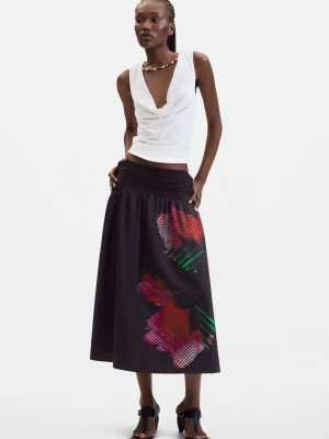 pikselowana spódnica midi Desigual