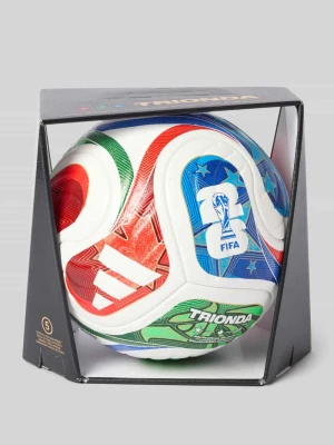 Piłka nożna z nadruk z logo Model 'TRIONDA PRO' Adidas Biały