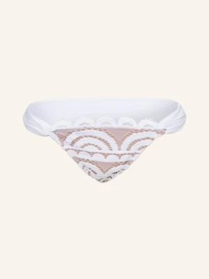 Pilyq Dół Od Bikini Trójkątnego Lace Fanned Teeny weiss