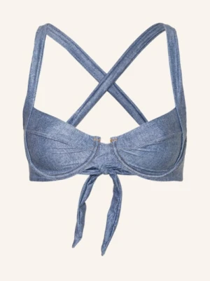 Pilyq Góra Od Bikini Z Fiszbinami Perla blau