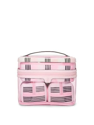 Pink And Black Stripe Kosmetyczka 4w1 Victoria's Secret