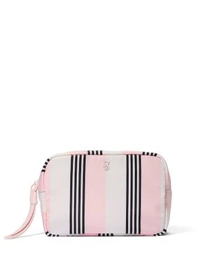 Pink And Black Stripe Kosmetyczka Victoria's Secret