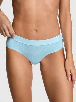 PINK Bawełniane figi Hiphugger z logo Victoria's Secret