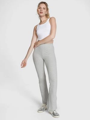 PINK Bawełniane legginsy z rozszerzanymi nogawkami Victoria's Secret