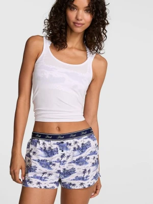 PINK Bawełniane luźne szorty od piżamy Victoria's Secret