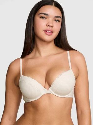 PINK Biustonosz super push-up Wear Everywhere™ Victoria's Secret Szary