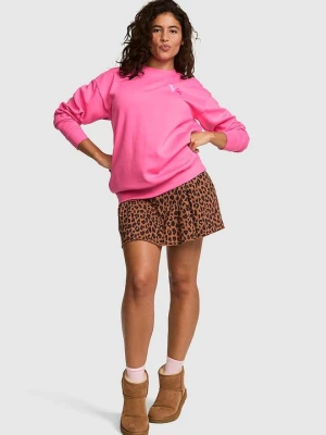 PINK Bluza Campus Fleece z okrągłym dekoltem Victoria's Secret