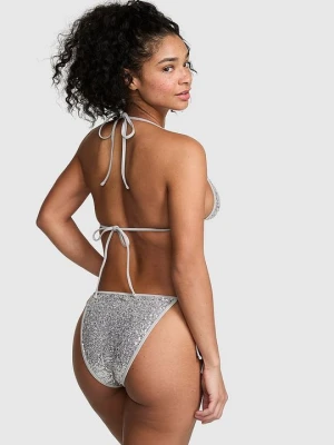 PINK Dół bikini cheeky wiązany po bokach Victoria's Secret