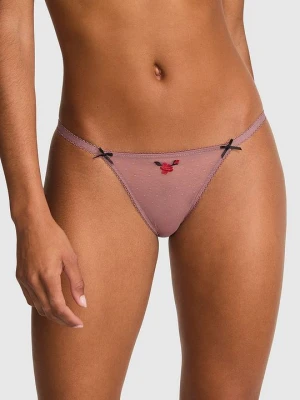 PINK Figi bikini na cienkich paseczkach PINK Wink Victoria's Secret