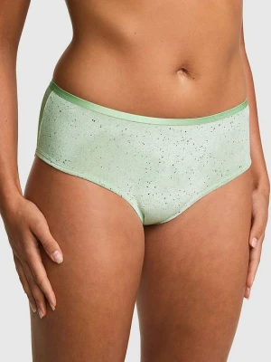 PINK Figi biodrówki Plush Touch Victoria's Secret Zielony