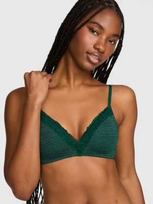 PINK Lekko usztywniany biustonosz bez fiszbin Wear Everywhere™ Victoria's Secret Zielony