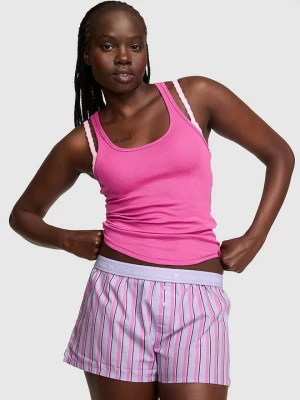 PINK Luźne bawełniane szorty piżamowe Victoria's Secret