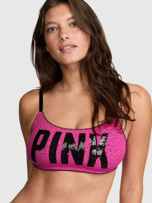 PINK Nieusztywniana braletka z okrągłym dekoltem PINK Wink™ Victoria's Secret