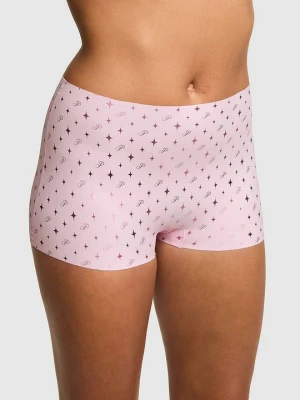 PINK Niewidoczne pod ubraniem figi Boyshort No-Show Victoria's Secret