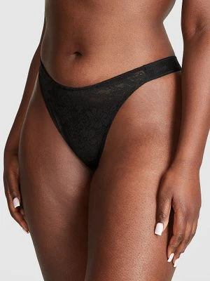 PINK Stringi w wysoko wyciętymi nogawkami Wink Victoria's Secret