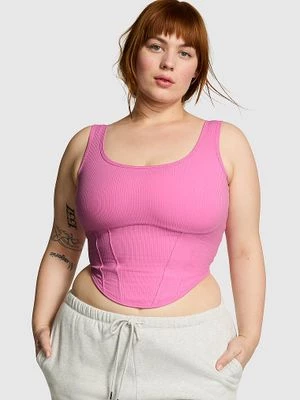 PINK Top gorsetowy Victoria's Secret