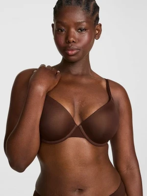 PINK WEAR EVERYWHERE Biustonosz push-up Wear Everywhere Victoria's Secret Brązowy