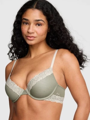 PINK WEAR EVERYWHERE Biustonosz push-up Wear Everywhere Victoria's Secret Zielony