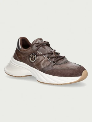 Pinko Ariel 36 sneakersy damskie brązowy